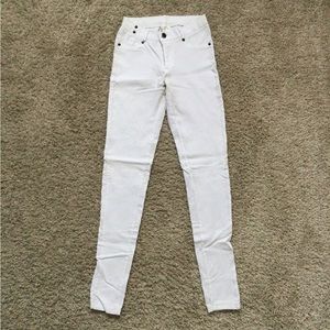 Skinny White Tights Pants